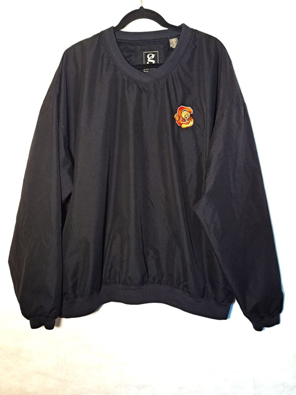 Cornell University Vintage 90s V Neck Windbreaker Pullover Jacket Mens 2XL EUC